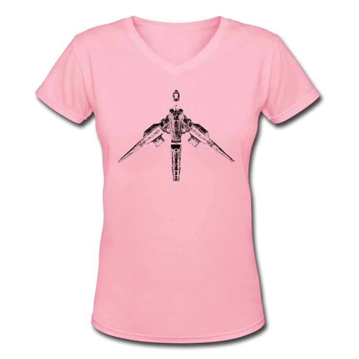 Merlin V-Neck T-Shirt - pink