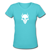 Blood Raiders V-neck T-Shirt - aqua