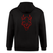 Crimson Harvest Zip Hoodie - black