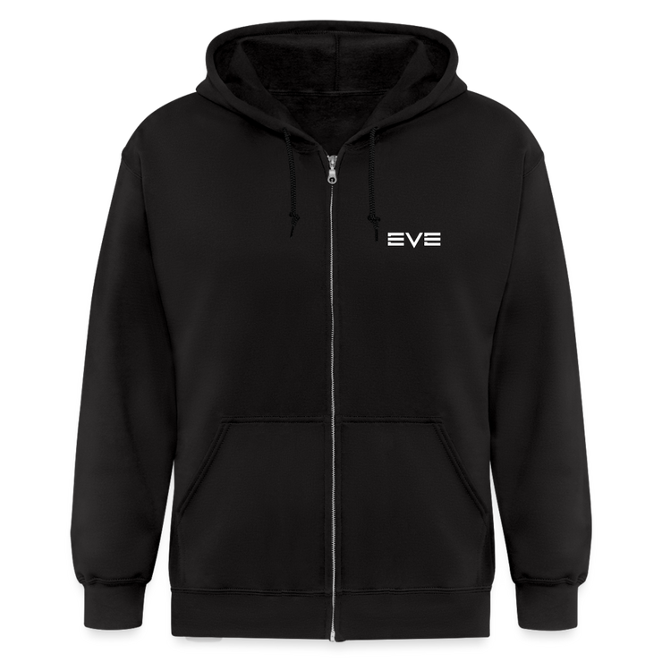 Crimson Harvest Zip Hoodie - black