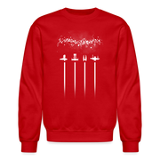 Noel Crewneck Sweatshirt White - red