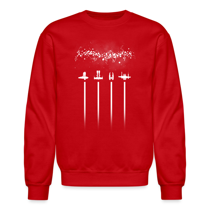 Noel Crewneck Sweatshirt White - red