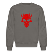 Crimson Harvest Crewneck Sweatshirt - asphalt gray