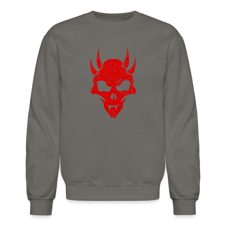 Crimson Harvest Crewneck Sweatshirt - asphalt gray