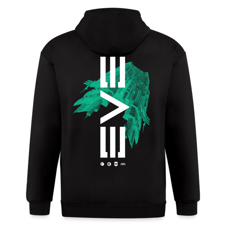 Drake Classic Cut Zip Hoodie - black