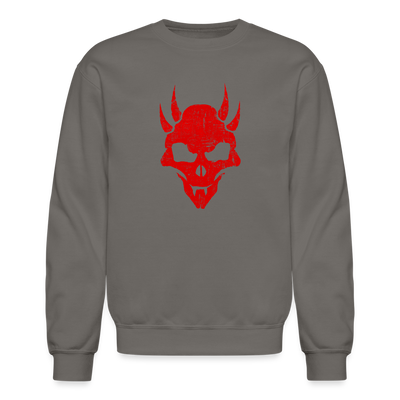 Crimson Harvest Crewneck Sweatshirt - asphalt gray