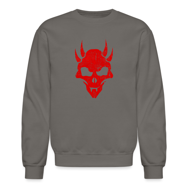 Crimson Harvest Crewneck Sweatshirt - asphalt gray