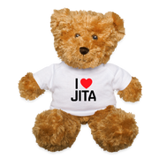 I Love Jita Teddy Bear - white