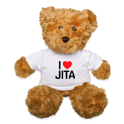 I Love Jita Teddy Bear - white