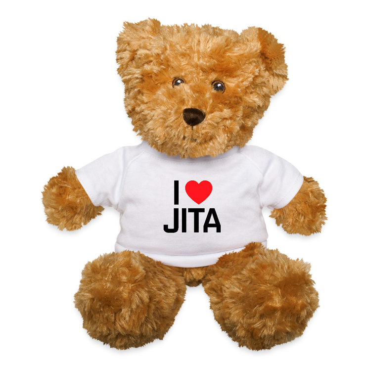 I Love Jita Teddy Bear - white