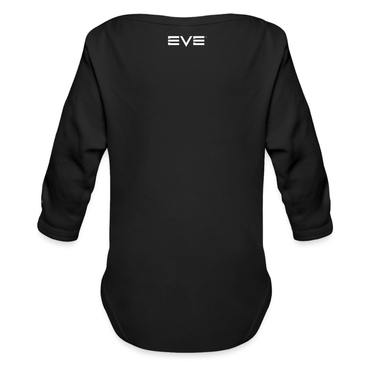 Certified Capsuleer Long Sleeve Baby Bodysuit - black