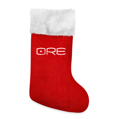 ORE Christmas Stocking - red/white