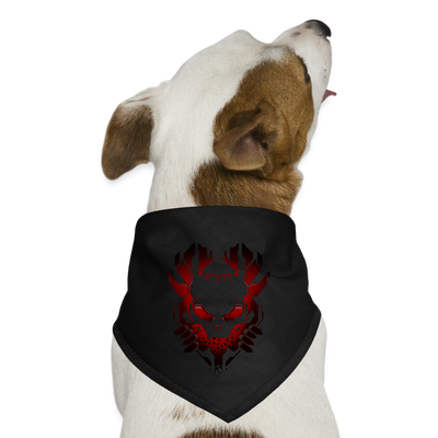 Sanguinary Savant  Dog Bandana - black