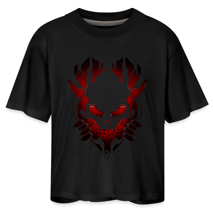 Women's Sanguinary Savant  Boxy Tee - black