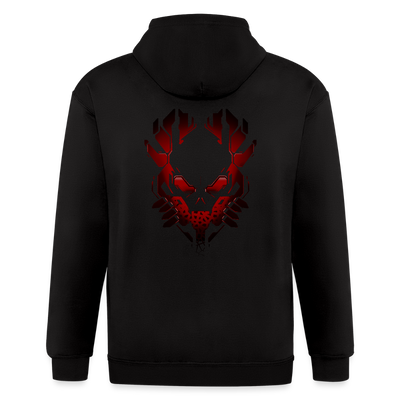 Sanguinary Savant Heavy Weight Full Zip Hoodie - black