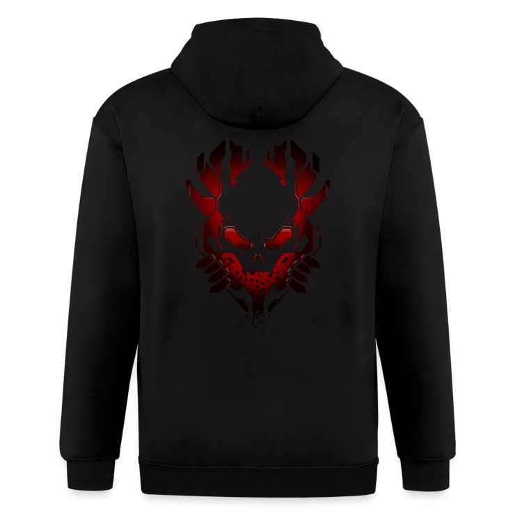 Sanguinary Savant Heavy Weight Full Zip Hoodie - black