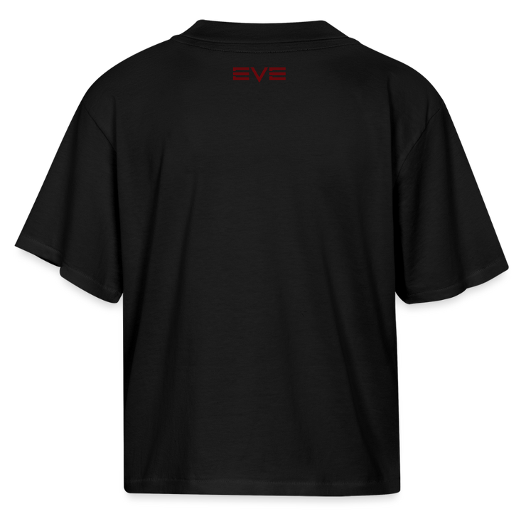 Women's Sanguinary Savant  Boxy Tee - black