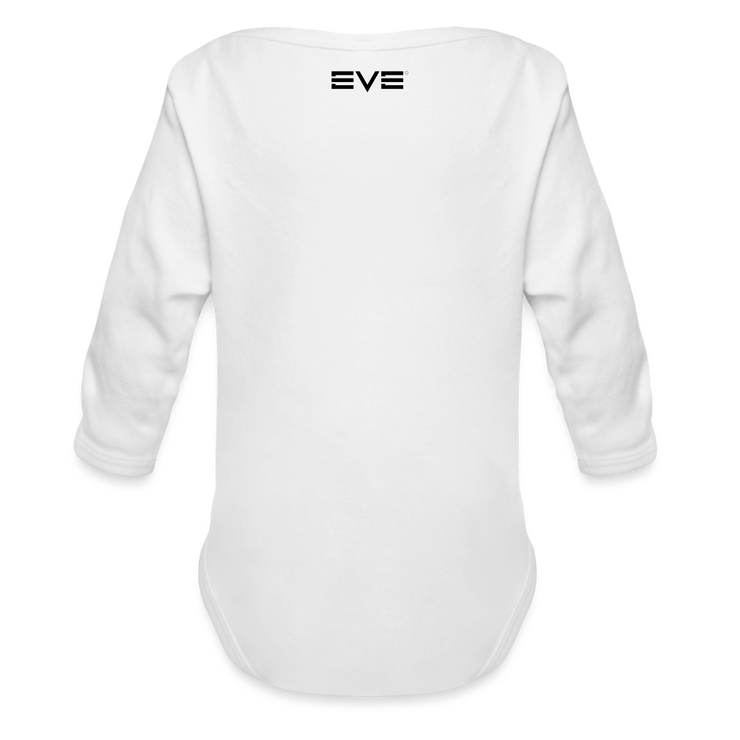 Noel Ships Long Sleeve Baby Bodysuit - white