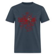 EVE Heart Classic Cut T-shirt -  blue dusk