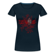 EVE Heart Slim Cut T-Shirt - deep navy