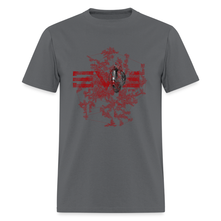 EVE Heart Classic Cut T-shirt - charcoal