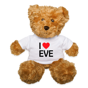 I Love EVE Teddy Bear - white