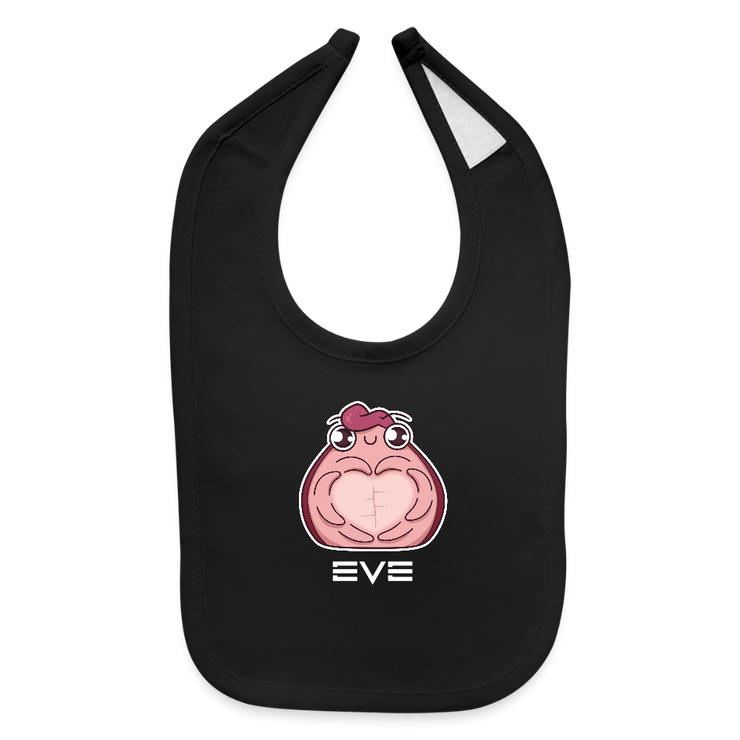 Fedo Heart Baby Bib - black