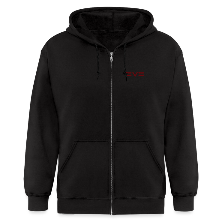 Sanguinary Savant Heavy Weight Full Zip Hoodie - black