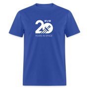 20th Anniversary Classic Cut T-Shirt - royal blue