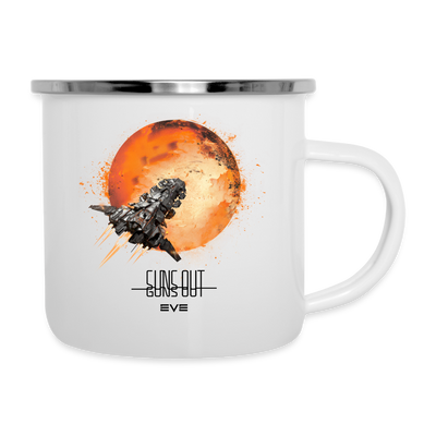 Sun's Out, Gun's Out Camper Mug - white