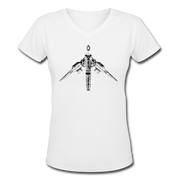 Merlin V-Neck T-Shirt - white
