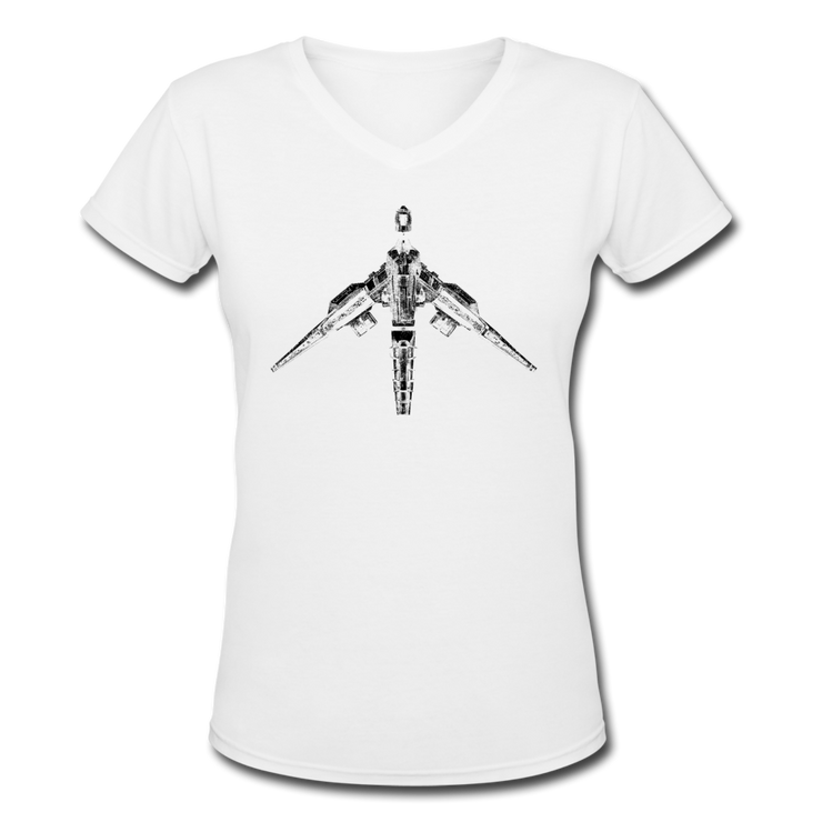 Merlin V-Neck T-Shirt - white