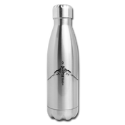 Merlin Stainless Steel Water Bottle - silver