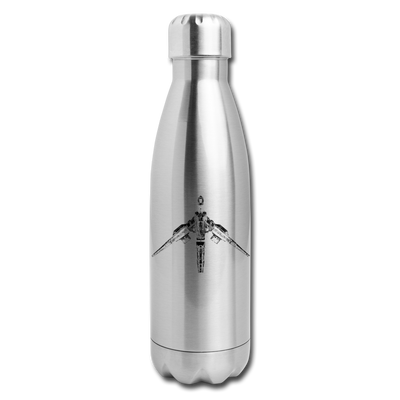 Merlin Stainless Steel Water Bottle - silver