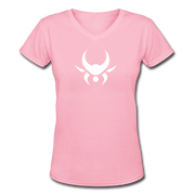 Angel Cartel V-Neck T-Shirt - pink