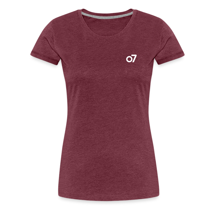 o7 Slim Cut T-Shirt - heather burgundy